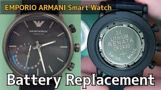 armani watch battery replacement cost